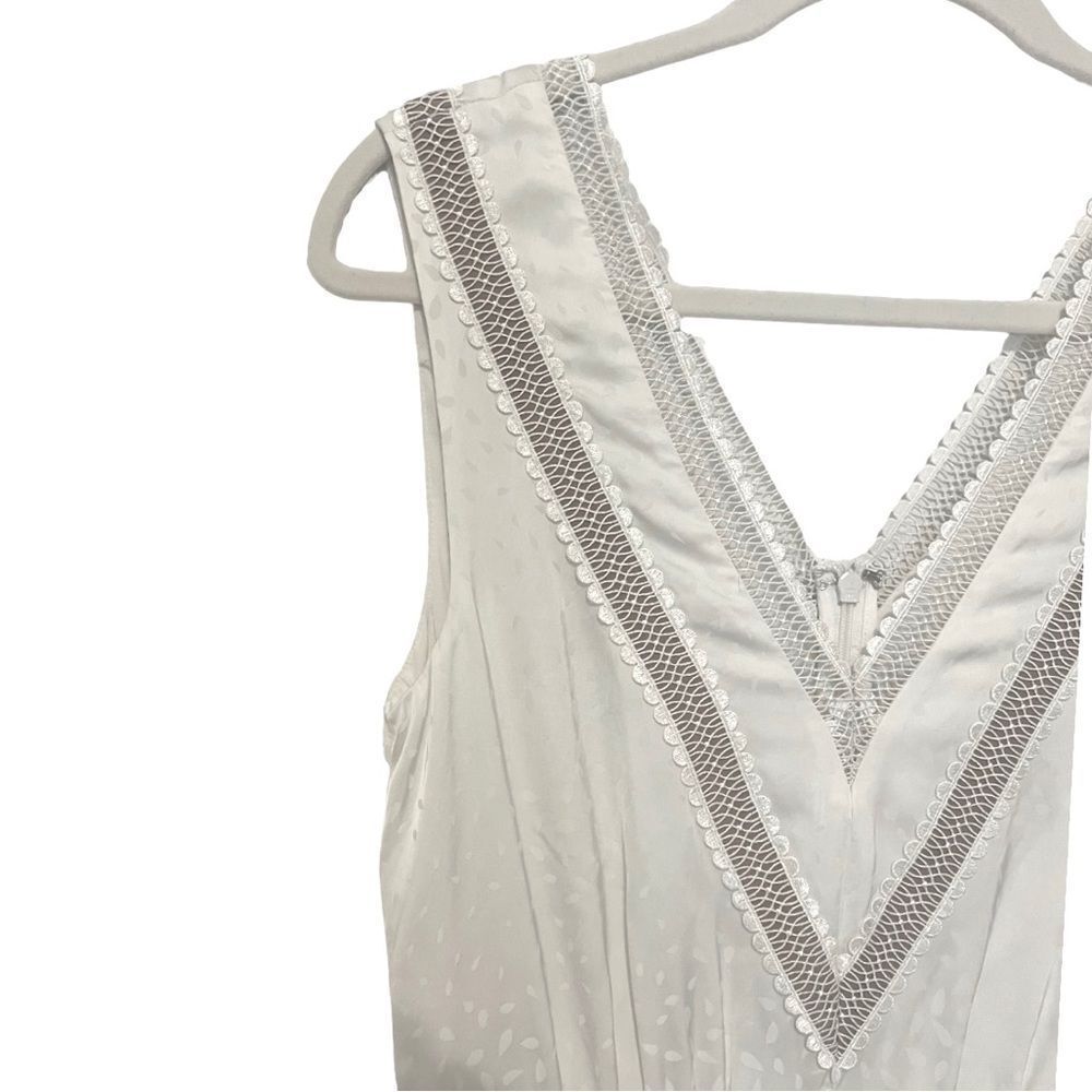 Self portrait white vintage look maxi dress - Picture 7 of 12